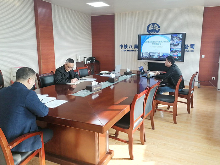 公司召开安全质量工作专题视频会